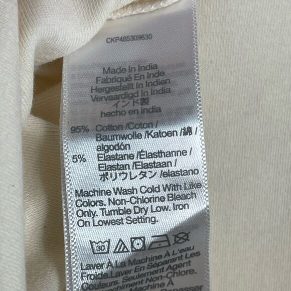 Madewell Raglan-Sleeve Baby Tee in Antique Cream Size XS NWT - Picture 9 of 10